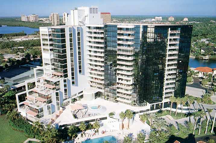 Terraces waterfront condos in Naples, FL