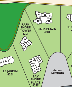 Park Shore Tower Footprint