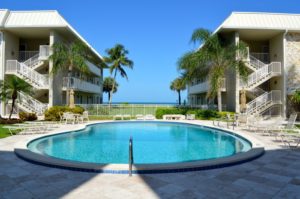 The Breakers condo community pool.