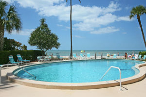 Imperial Club beachfront condos in Naples, FL, are located within The Moorings Community. Relax in a sparkling pool overlooking the Gulf.
