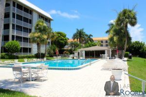 Windsor Court condos, located on Moorings Bay in the The Moorings in Naples, FL.
