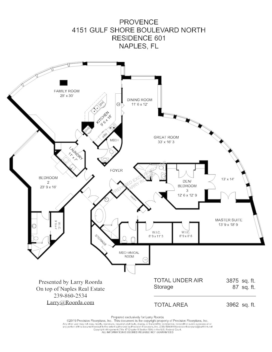 Floor Plan - 4151 G S Blvd N 601