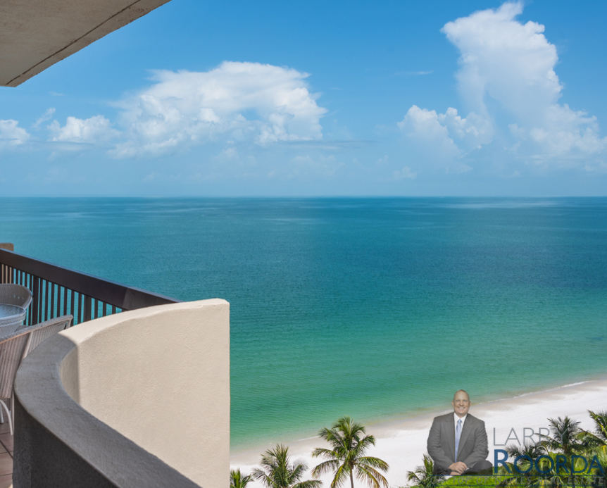 consider investing in beachfront property. This Beachfront view is from a naples fl waterfront condo for sale