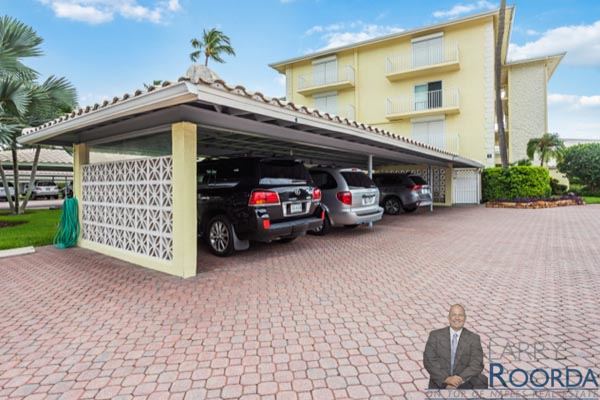 Jennifer Shores #105 Waterfront Condominium for sale in Naples, FL, exterior view