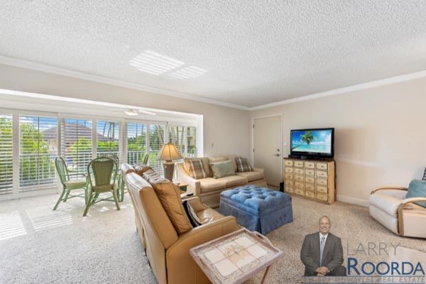 Jennifer Shores #105 Waterfront Condominium for sale in Naples, FL, living space