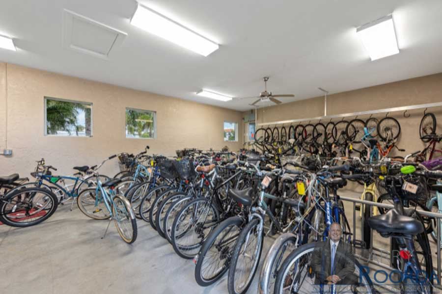 Westgate condominiums in Naples, FL, offers bike storage