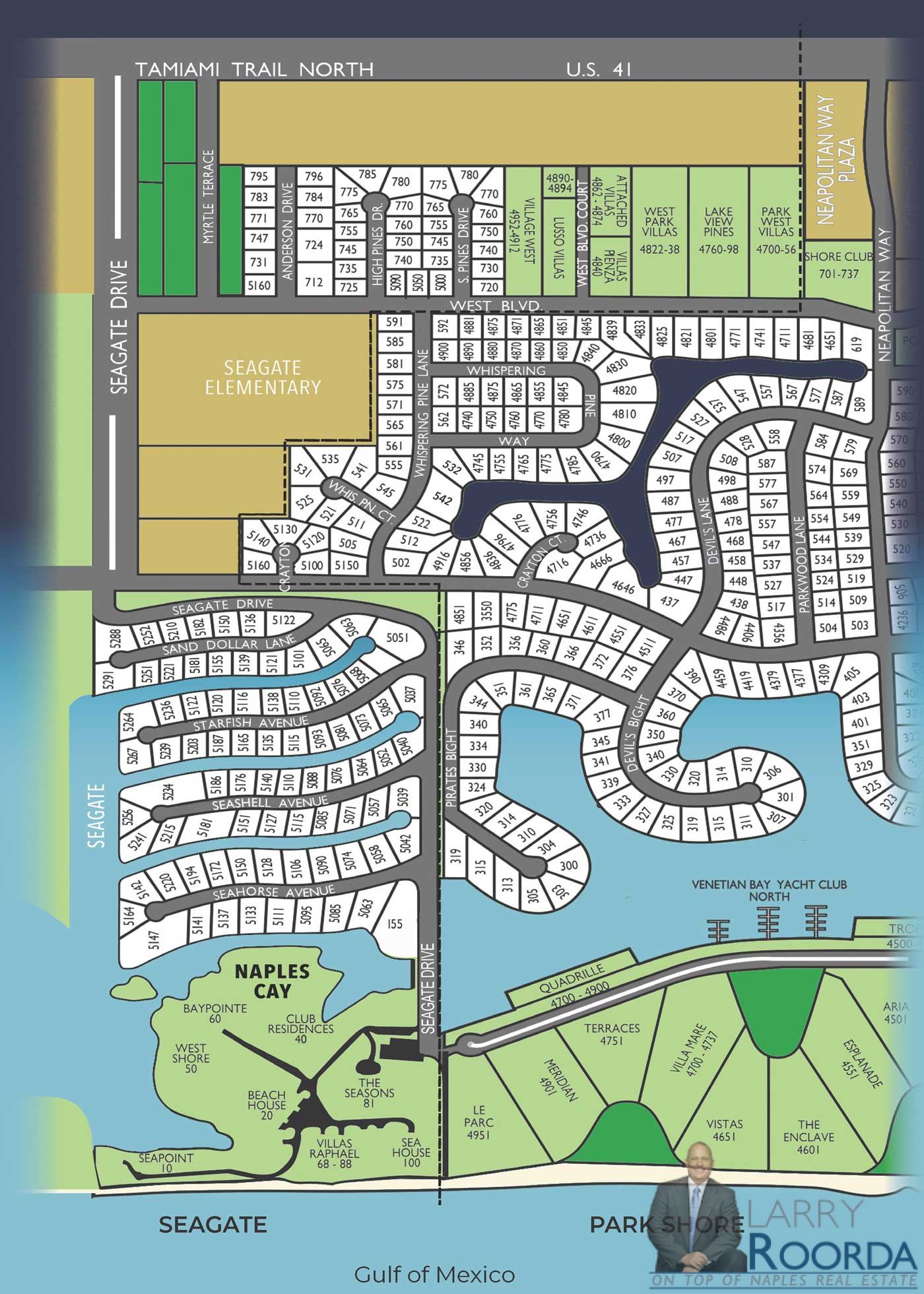 Seagate Community Map, Naples