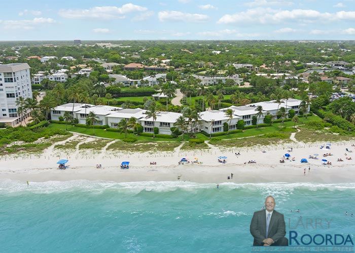 Rosewood Residences beach front, aerial