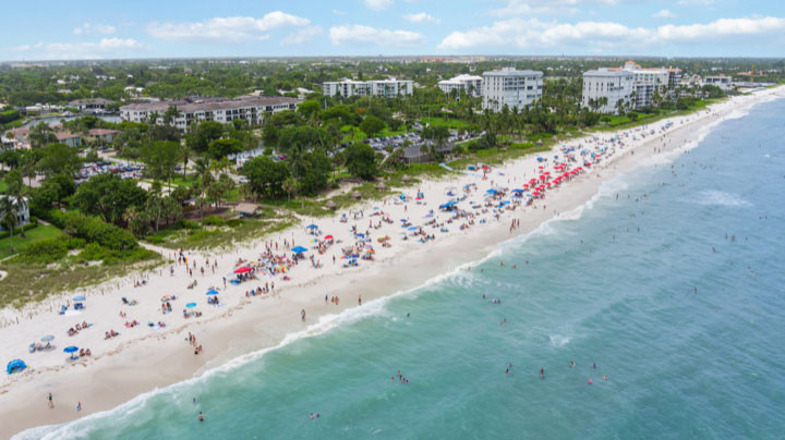 Lowdermilk Park Beach Aerial