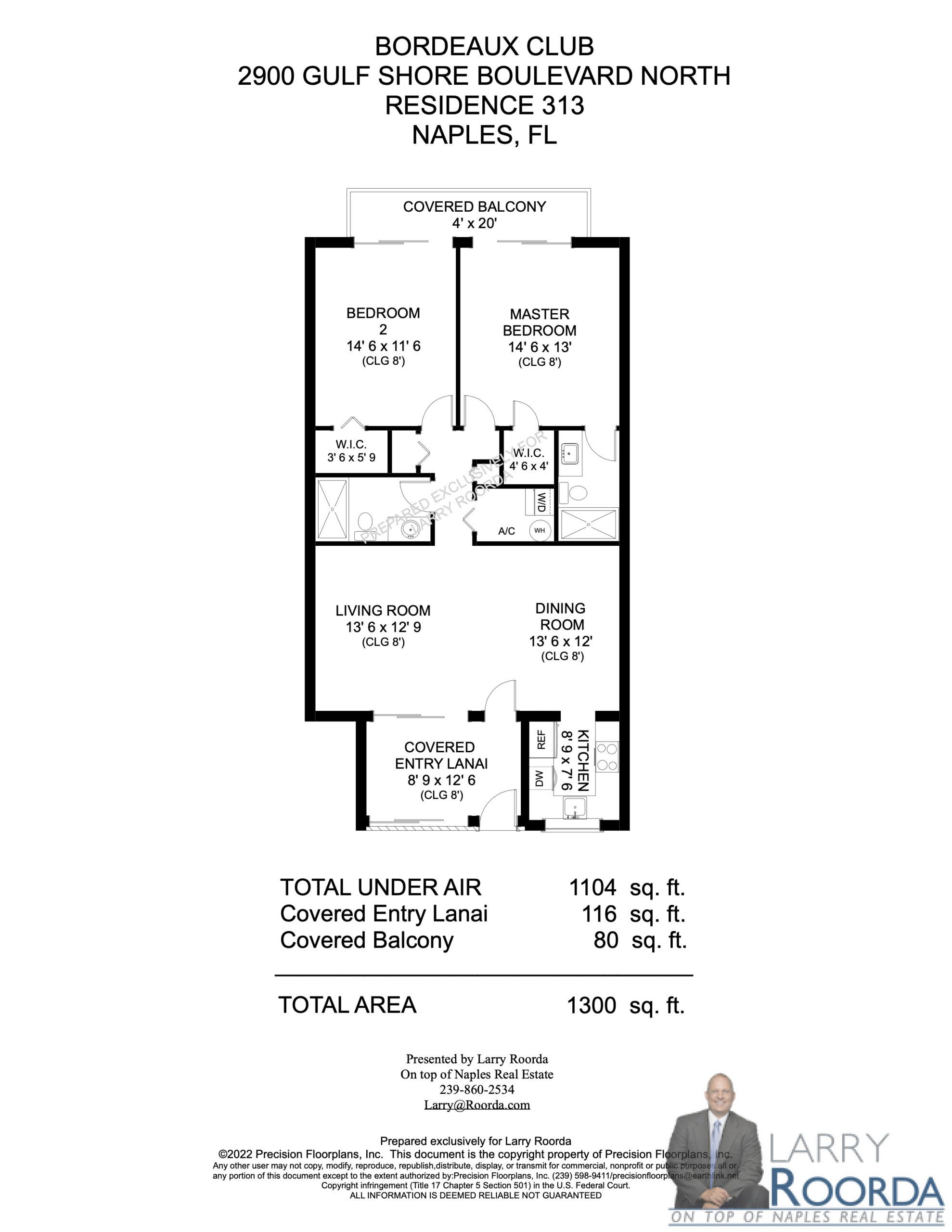 Floor Plan Bordeaux Club #313