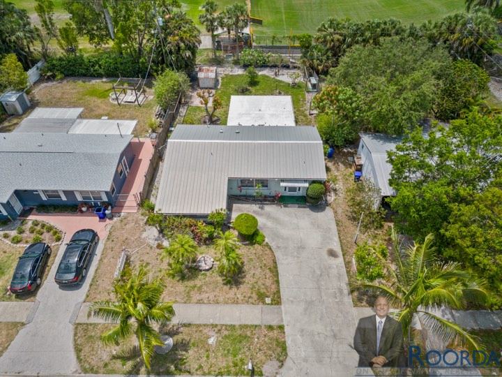Aerial view front. 1030 22nd Ave N, Naples.