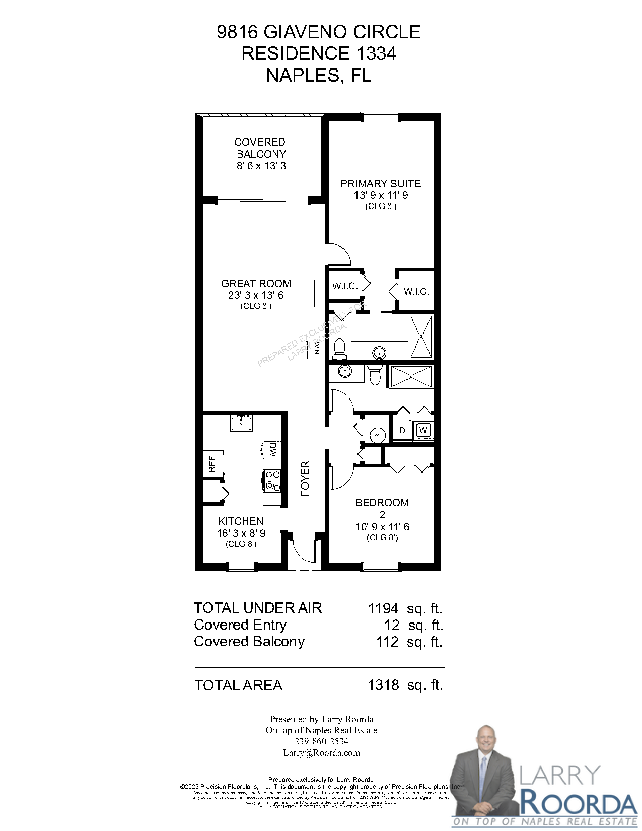 Floor Plan - Harrington - 9816 Giaveno Cir #1334