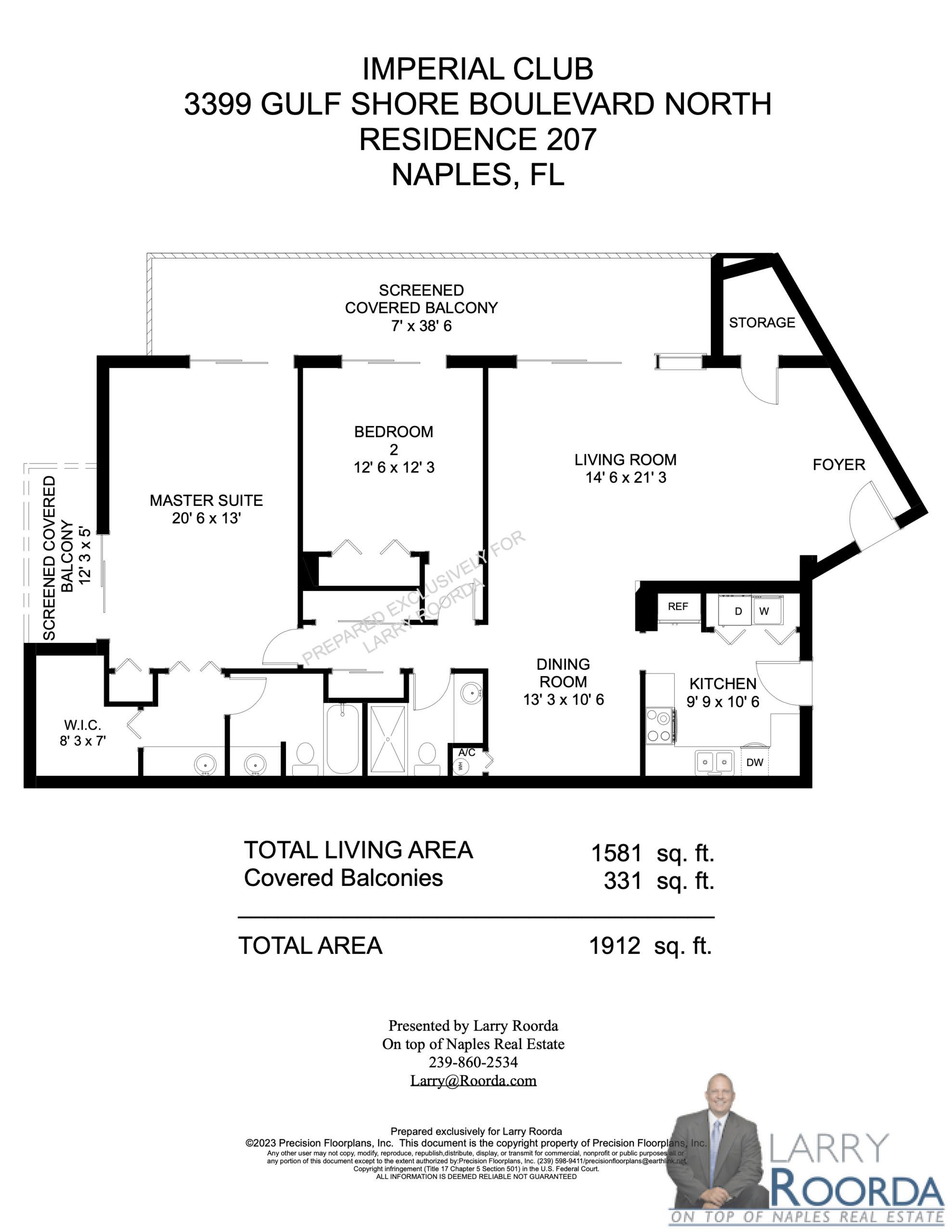 Floor Plan Imperial Club #207