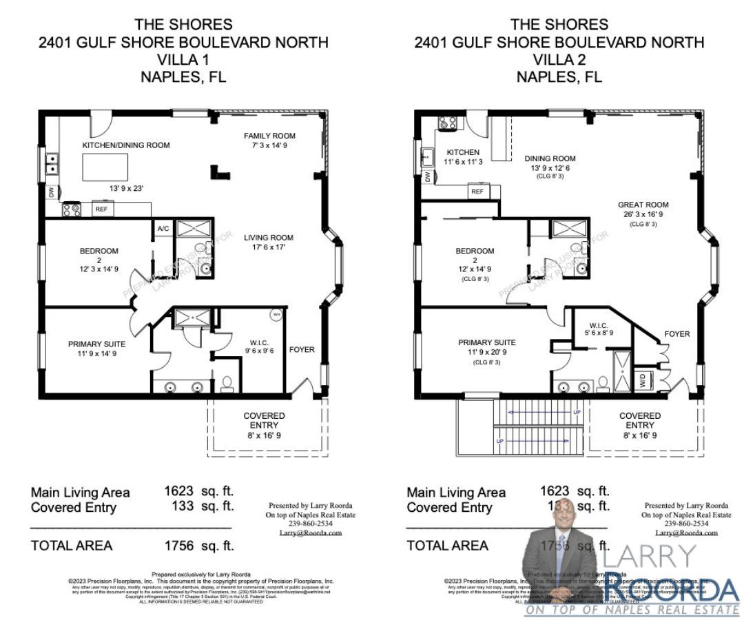 Shores of Naples #1 & #2 Floor Plan