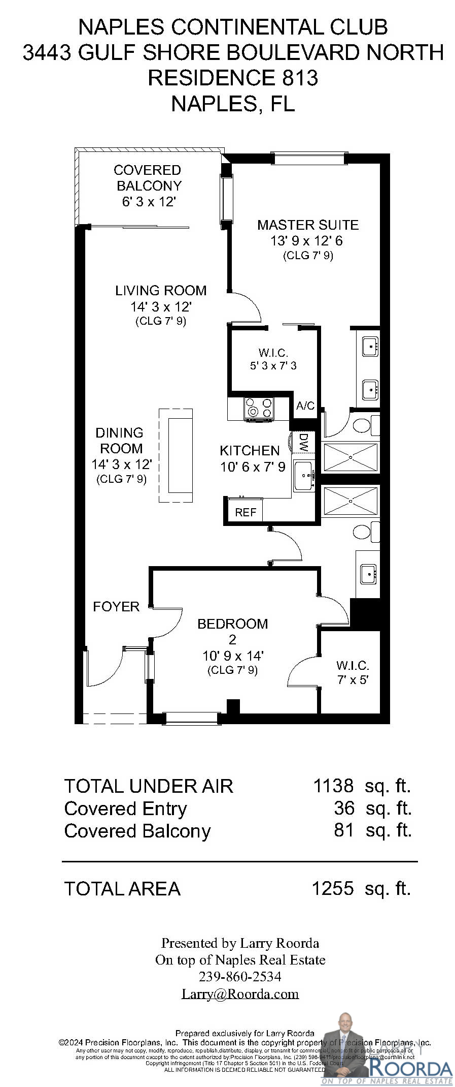 Naples Continental 813 Floor Plan