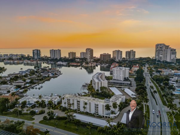 Colony Gardens aerial evening